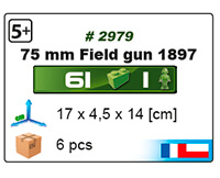 Canon 75 mm Field Gun 1897